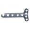 CE & ISO Marked Orthopedic Surgical Instruments Small T-shaped Locking Plate Fracture Plate Screw Mini Plates Fragments