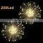 200 LED Copper Wire Firework Lights,Battery Operated Starburst Light with Remote,8 Modes String Fairy Lights