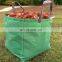 Round 100% Pp Green Garden Gardening sacks pp webbing handle with x stitching