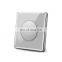 4 open round gray gold black tempered glass electrical wall switch socket panel European standard British standard 10A/16A