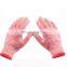 Anti Cut Resistant Level 5 Work Gloves Construction Pink Color