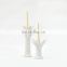 modern morandi white black yellow red color home pieces ceramic pineapple decor candle holder