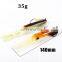 14cm 36g New Design UV Saltwater Lead Sinker Inside Fishing Bait Artificial Luminous Glow In The Dark Squid Fish Lure