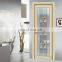 Beautiful bathroom casement door interior french glass for restroom