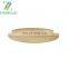 Organic Bamboo Round Serving Plate wood serving tray for snack fruit cakes
