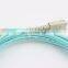 Free Sample Aqua Color LC/LC Multimode Duplex OM3 LSZH Jacket fiber PatchCord for Data Center