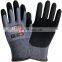 13 Gauge HPPE Sandy Nitrile Fully Coated Waterproof ANSI A7 Anti Cut Resistant Work Gloves