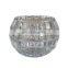 Creative Handmade Modern Tabletop Clear Spherical Round Small Size 15cm Hydroponics Crystal Glass Vase Home Decoration Holder