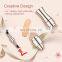 Private Label Travel Foundation Blush Cosmetic Kit Lips and Eyebrow Makeup Brushes 4 in 1 Set