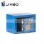 17E small blue home hotel portable fireproof security safe deposit electronic money colorful mini safe box