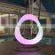 event party LED Swing seasaw glowing round colorful hanging color changing remote control led swing chair outdoor