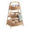 Rattan Storage Basket With 3 Tier Fruit Basket Cheap Wholesale
