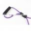 Soft 8-shaped chest expander, Resistance band for gym exercises with natural latex tube