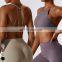 Custom High Quality Adjustable Sexy Workout Wear Tank Top High Support Gym Fitness Yoga Bra Back Straps Sports Bra For Women