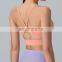 OEM Beauty Back Sports Yoga Bra Sexy Straps Hollow Out Gym Wear Tik Tok Custom Women Bodybuilding Fitness Apparel