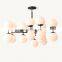 Modern Bubbles Ball Chandelier Frosted Glass Shade Pendant Light Fixture Home Office Ceiling Hanging Hall Living Room Decor