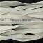 smooth white/black latex elastic rubber tape