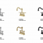 Splash-proof design      making the water more gentle        the user experience more comfortable Centerset Series