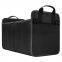 Car Trunk Organizer, 2 Compartments Collapsible Trunk Storage, Anti-slip Design, Made of Waterproof 600D Oxford Polyester, Suitable for SUV, Minivan, Truck, Standard Size, Black
