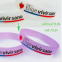 Fashion UV Sun Color Changing Imprinted Silicone Bracelet for Promotion