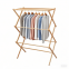 Wooden Bathroom Tower Storage Rack Foldable Bamboo Laundry Drying Tower Rack  Clothes Drying Rack