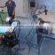 slant bed cnc turning lathe CKX36L 5"hydraulic chuck 4 station gang tool turret linear guideway spindle bore 46mm lathe machine