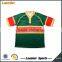 Men's custom logo raglan sleeve rugby jersey