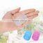 Portable paper soap