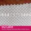 Embroidery milk silk fabric full lace water soluble lace for ladies garment accessory