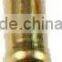 Straight brass gold plated connector terminal Pin