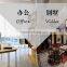2015 New style 100% polyester curtain fabric black out curtain designs for meeting room