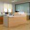 Wooden reception counter table design reception desk for hotel (SZ-RTB013)