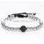 2016 Hot sales stainless steel fashion beads man bracelet with high quality
