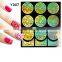 2016 colorful pvc french hollow nail stencil sticker