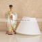 beige lamp shade fabric with ceramic lamp