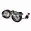 BJ-SPL-007 Universal 5W Black Motorcycle LED Spot Light for Street Bike