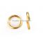 Top Quality Gold Plated 4mm 1000pcs Per Bag Brass Round Open Jump Ring For Jewelry Making