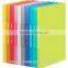 Colorful transparent PP clear file - 40 pockets