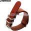 2015 fashionable style high quality genuine cowhide leather Watch strap wholesale 20mm 3pcs