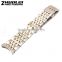 Luxury Man's 316L Stainless Steel Watch Band With Polish And Brush Watch Strap 19mm Wholesale 3PCS