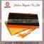Jinhua Supplier Golden Rectangular Handmade Paper Chocolate Gift Box