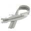 2015 hot sale #3 open end auto lock white color plastic zipper