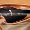 Fashion leisure ladies genuine leather shoulder bag with long straps