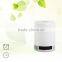 Wireless Bluetooth Speaker Music Sound Bo with Alarm Clock Function Touch LED Table Lamp Support Hands-free Call TF Card Slot