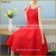 Presley oem wholesale ladies suits lace red design new model girl dress