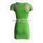 2016 Wholesale OEM Service Fitness Wear Wholesale Sexy Mesh Sleeve Ruffle Women Summer Dress