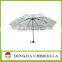 High quality cheap price 21"X 8k 3 folding umbrella