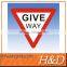 High quality Road safety aluminium traffic metal sign