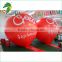 Giant Red Customized Floating Advertising Decor Inflatable Helium Balloon with Banner