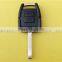 Manufacturer 2 buttons auto plastic remote key blanks shell with HU100 key blade For Vauxhall opel astra
